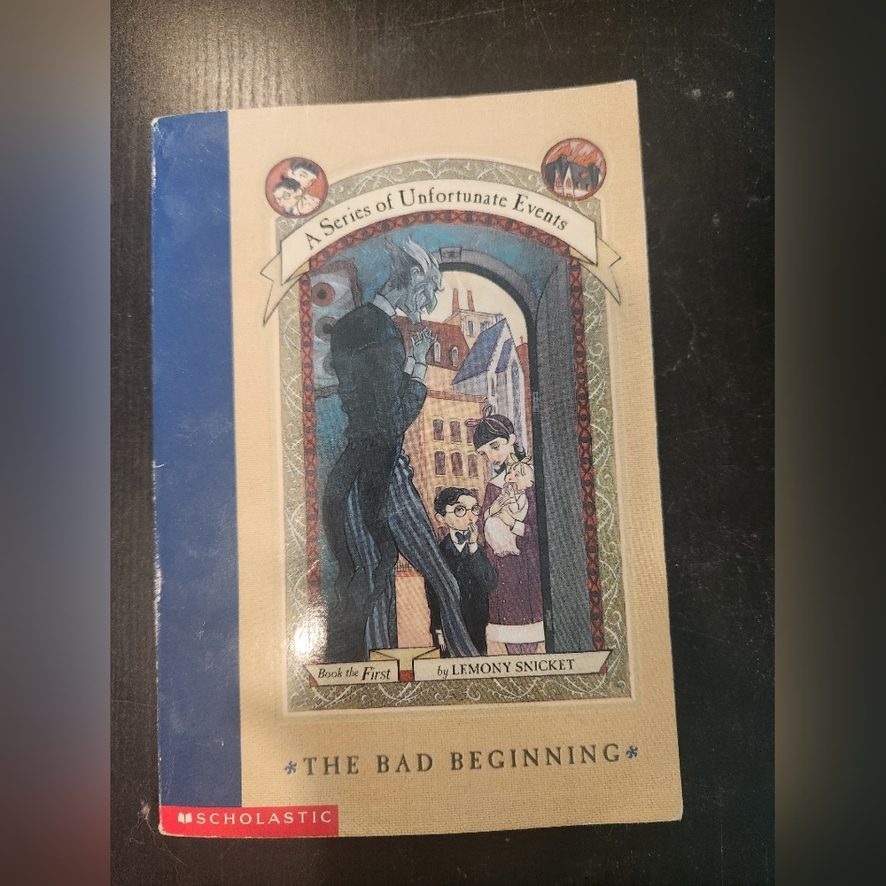 Scholastic Blue and Beige Illustrated Paperback